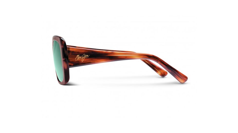 Maui Jim Lani Sunglasses w/ Koa Tortoise Frame and Neutral Grey Lenses - GS239-10K, Side View