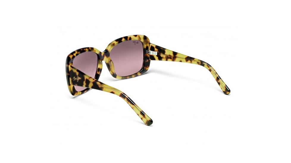 Maui Jim Lani Sunglasses w/ Tokyo Tortoise Frame and Maui Rose Lenses - RS239-10L, Back View