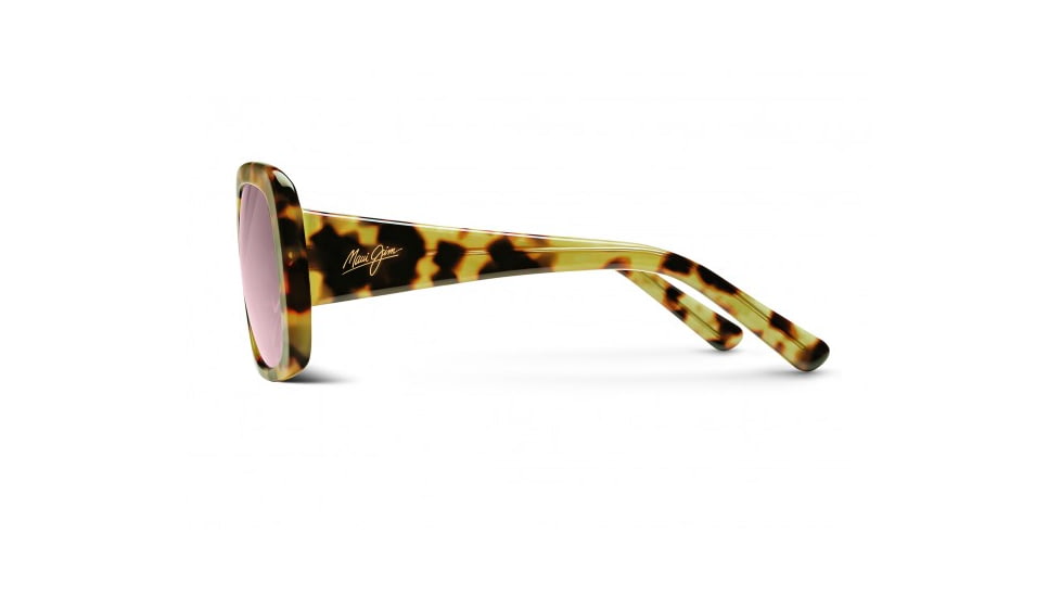 Maui Jim Lani Sunglasses w/ Tokyo Tortoise Frame and Maui Rose Lenses - RS239-10L, Side View