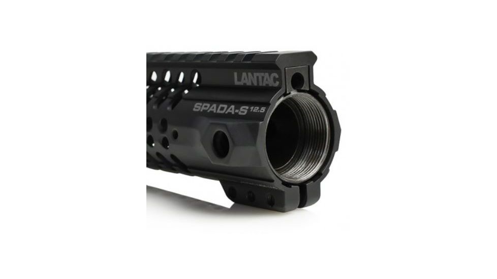 Lantac LA00249 SPADA-S AR-15/M16/M4 6005A-T6 Aluminum Hard Coat Anodized Freefloat 12.5