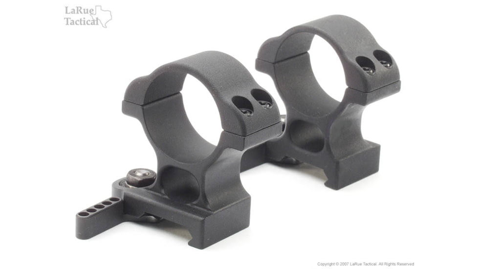 LaRue Tactical 2 Piece QD Mount, 30mm, Black, LT123