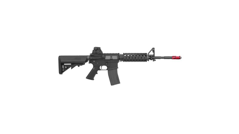 Laser Ammo KWA LM4 RIS Recoil Enabled Airsoft Training AR15 Rifle,w/Red Visible Laser, Flash Adapter, Large AR15-RIS