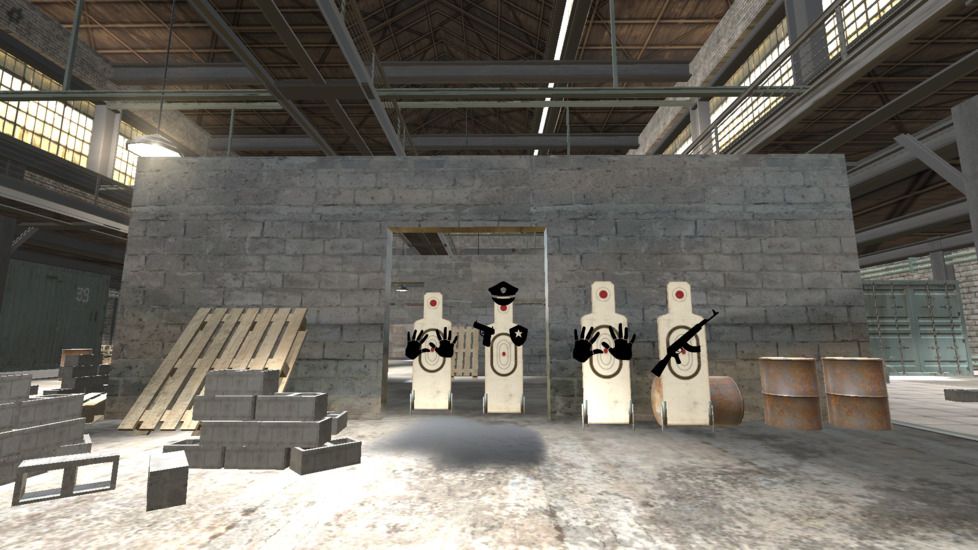 Laser Ammo Tactical Shoot/No-Shoot Target Software, Smokeless Range Simulator, TT001