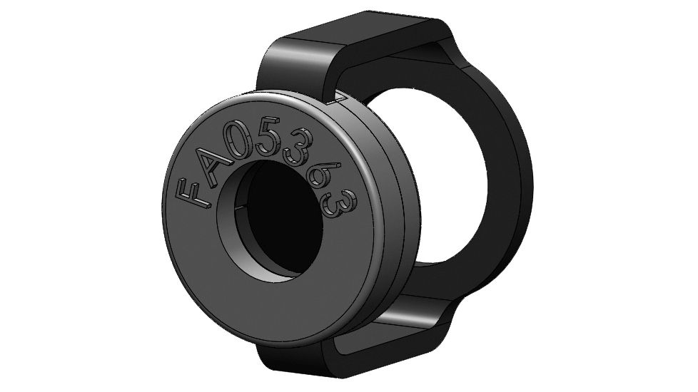 Steiner Laser Devices Exit Port Cover - Visible Pointer/IR Pointer - Black FA05363-01