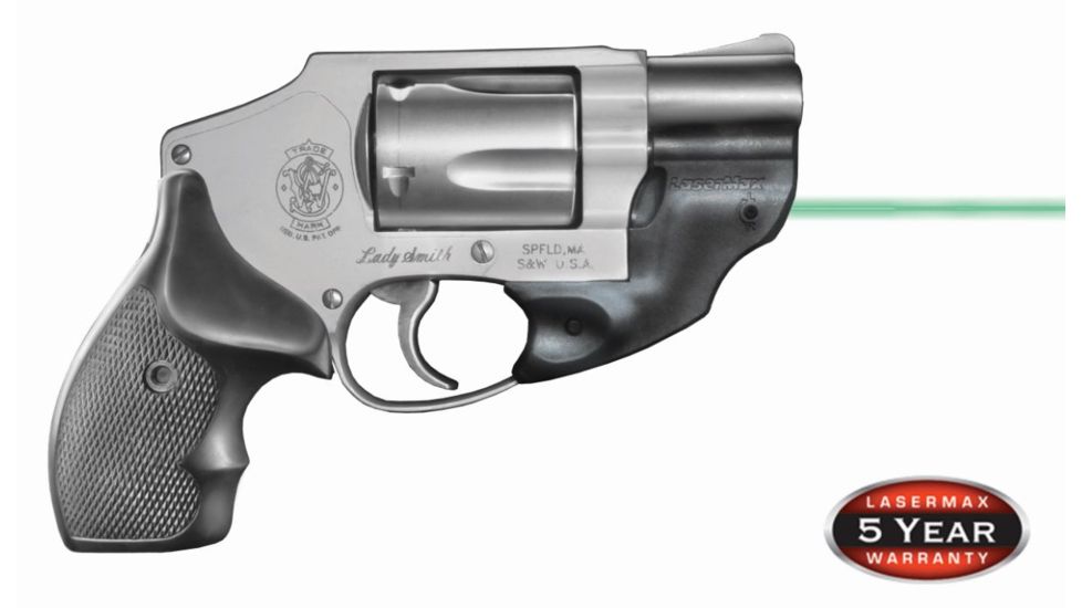 Lasermax CenterFire Green Laser Sight,Smith and Wesson Jframe Models 642,442,637,638,438 CF-JFRAME-G