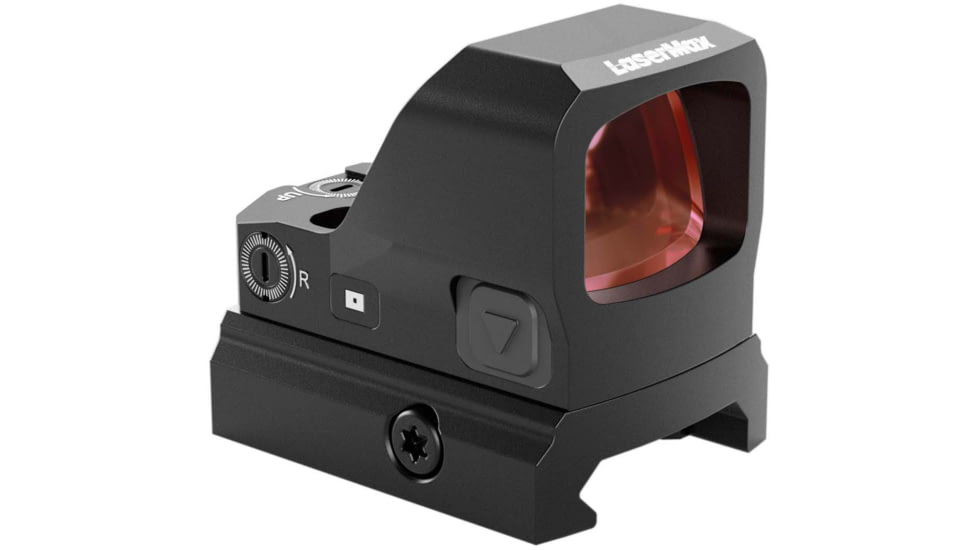 LaserMax Micro Reflex Red Dot Sight, 4 MOA Red Dot, Matte Black, LMMRDS