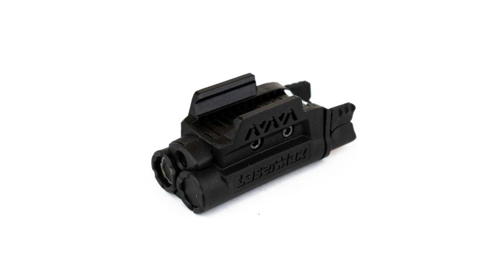 LaserMax Spartan Adjustable Fit LED Weapon Lights, AAA, Red, Black, SPS-C-R