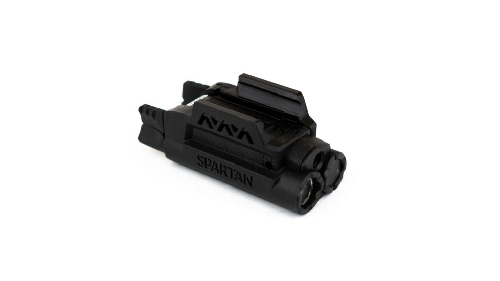 LaserMax Spartan Adjustable Fit LED Weapon Lights, AAA, Red, Black, SPS-C-R