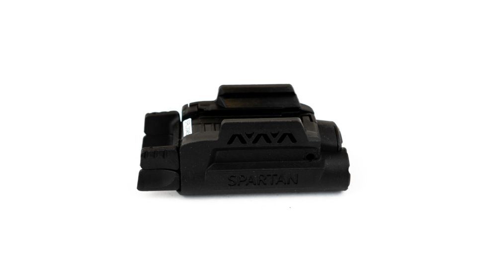 LaserMax Spartan Adjustable Fit LED Weapon Lights, AAA, Red, Black, SPS-C-R