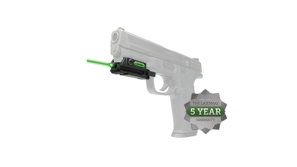 LaserMax Uni-Max Picatinny Rail Mounted Lasersight, Green LMS-UNI-G
