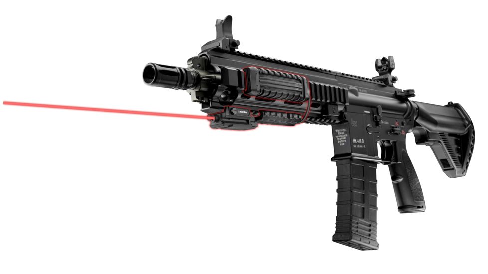 LaserMax Uni-Max Red Laser Rifle Value Pack, Gen 2 Red Laser, Switch, Cord Cover, Clips