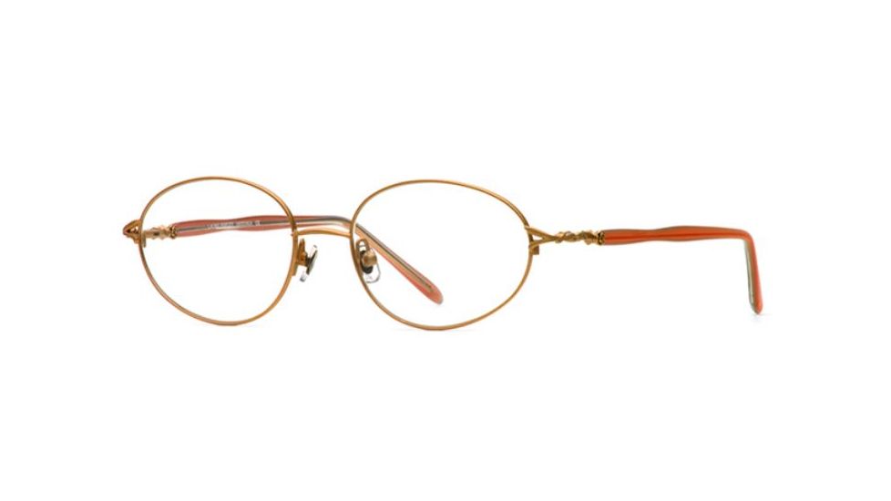 Laura Ashley Antonia SELA ANTO00 Progressive Prescription Eyeglasses - Champagne Gold SELA ANTO005135 GO