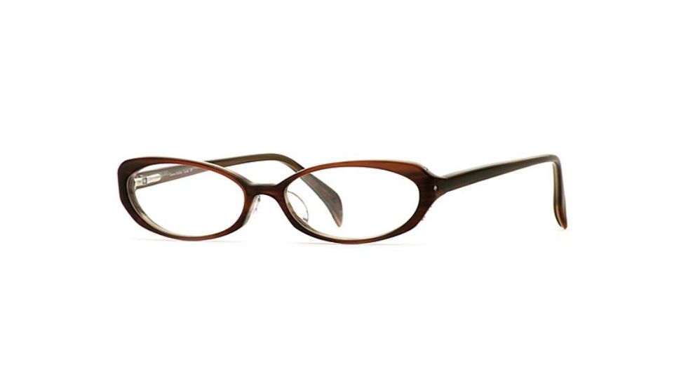 Laura Ashley Lana SELA LANA00 Single Vision Prescription Eyewear - Amber SELA LANA005335 BN