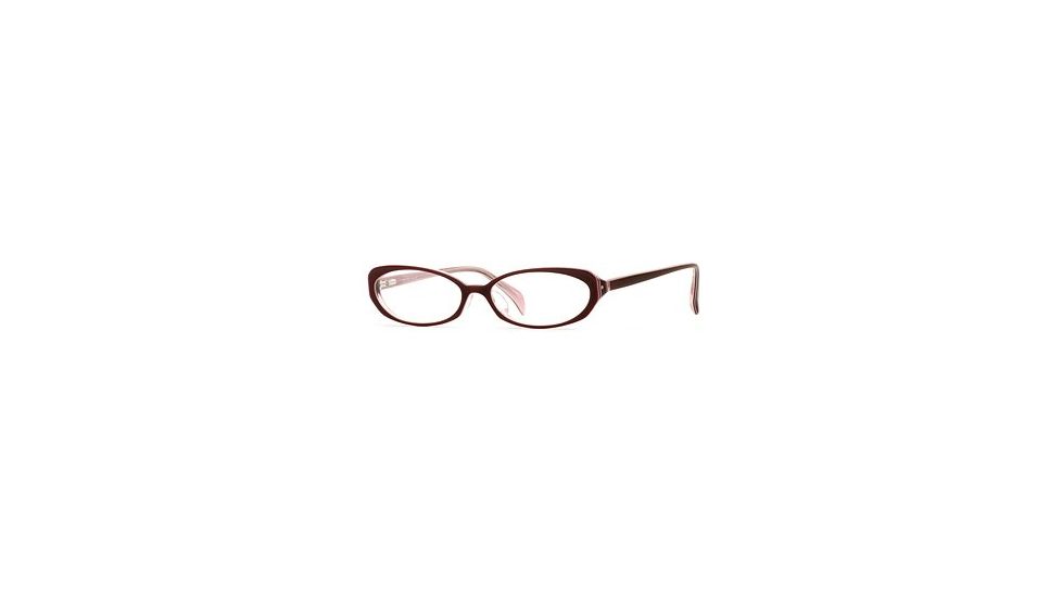 Laura Ashley Lana SELA LANA00 Single Vision Prescription Eyewear - Burgundy SELA LANA005335 RD