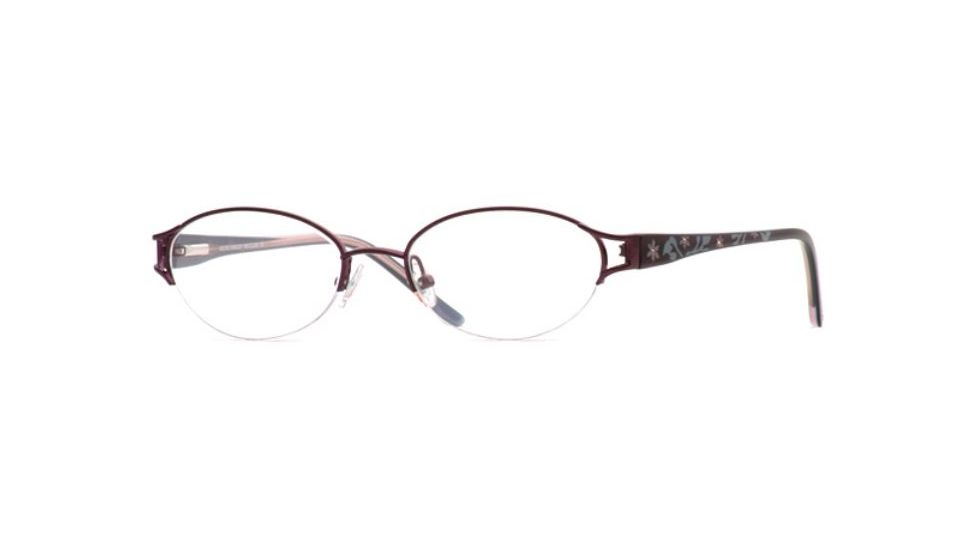 Laura Ashley Matilda SELA MATA00 Progressive Prescription Eyeglasses - Mulberry SELA MATA004930 BUR