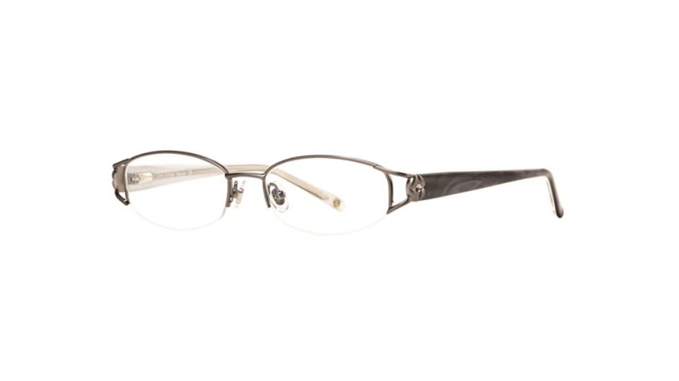 Laura Ashley Melanie SELA MELA00 Progressive Prescription Eyeglasses - Platinum SELA MELA004935 GM