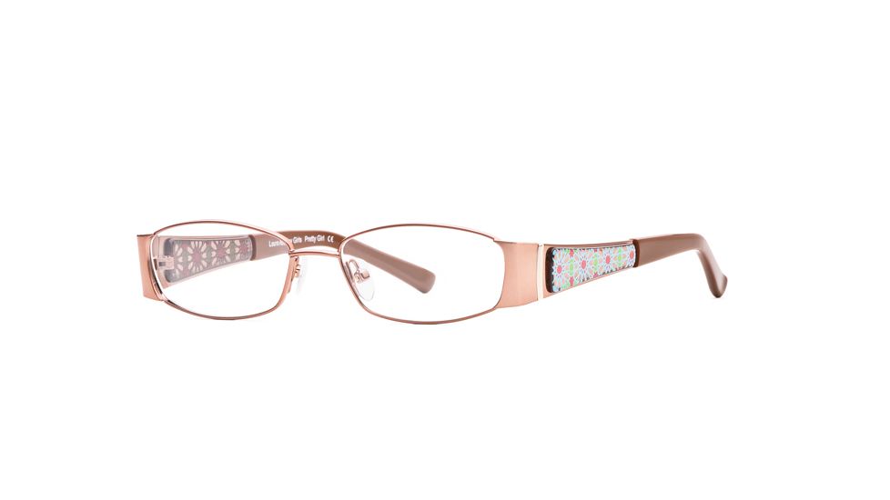 Laura Ashley Pretty Girl SELG PREG00 Single Vision Prescription Eyeglasses - Brown SELG PREG004625 BN