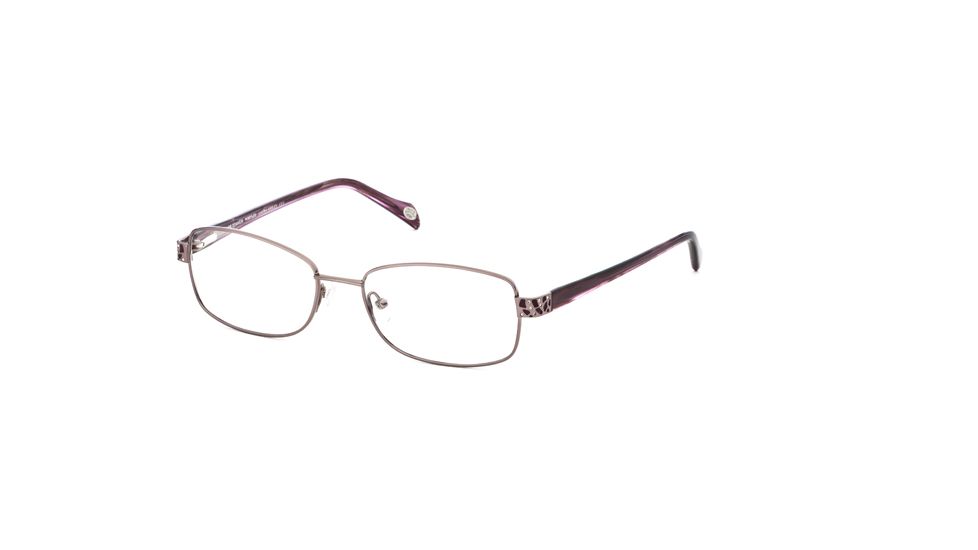 Laura Ashley Whitley SELA WHIL00 Single Vision Prescription Eyeglasses - C3 - Gold/cranberry SELA WHIL005135 WN