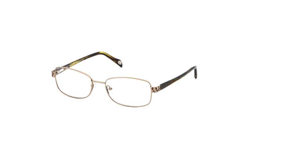 Laura Ashley Whitley SELA WHIL00 Single Vision Prescription Eyeglasses - C4 - Gold/yellow Tort SELA WHIL005135 YE