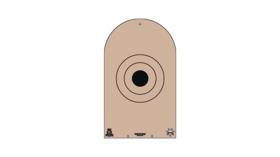 Law Enforcement Targets NRA AP-1 Cardboard Target 100 Per Case