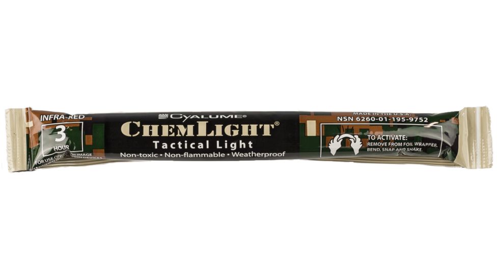 LC Industries Chemlight Lightstick - 6in 3 hours 10/box IR 700802