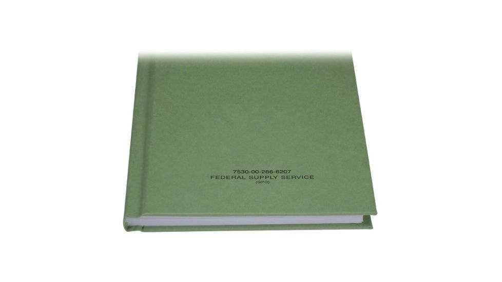 LC Industries Record Book, Green 5 1/2in x 8in 109106