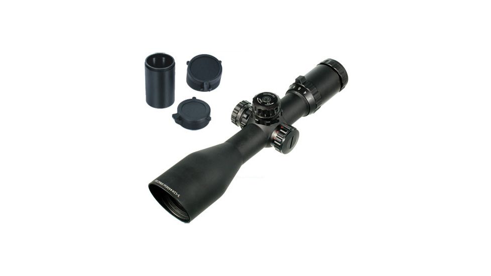 Leapers Accushot 30mm SWAT 3-12X44 Compact Size Range Estimating Mil-Dot Illuminated Scope