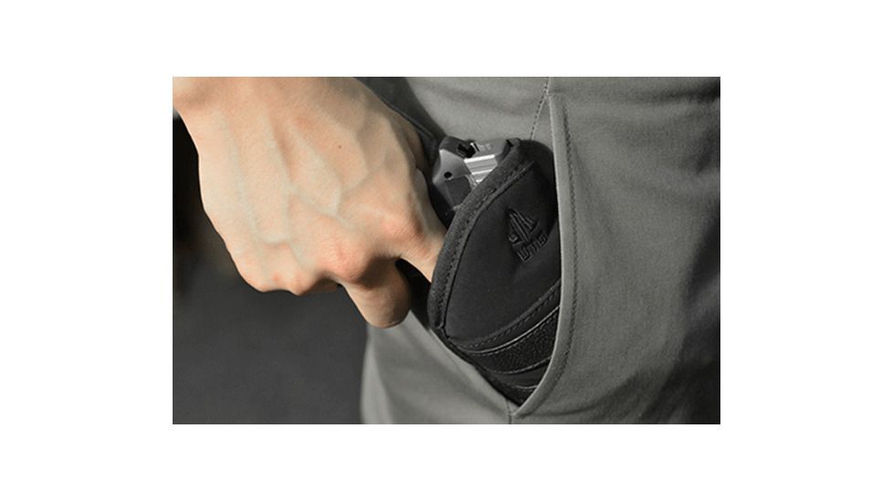 Leapers UTG Ambidextrous Pocket Holster, 3.4in, .22-.25 Autos - PVC-HP34