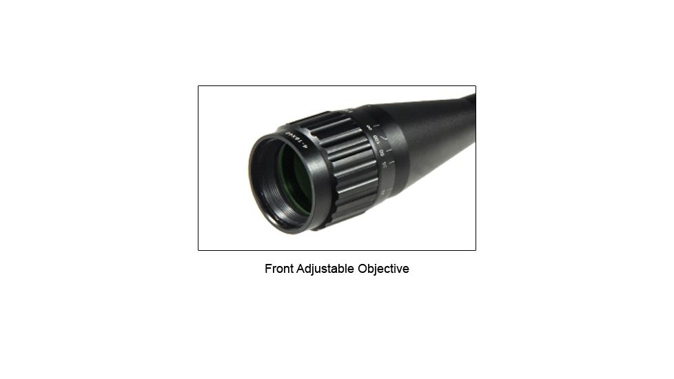 Leapers UTG 1 inch True Hunter 4-16X40 Scope, AO, 36-color Mil-dot, Black SCP-U4164AOIEN