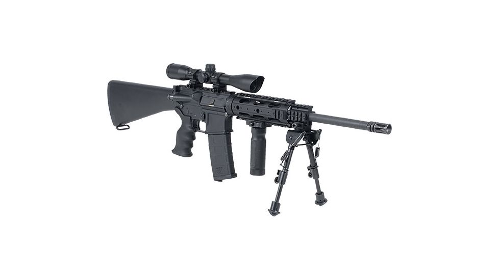 Leapers UTG 1in 4x32 Full Size Mil-dot Scope w/ Picatinny/Weaver Rings, Pre-adj at 100 Yds SCP-U432FW