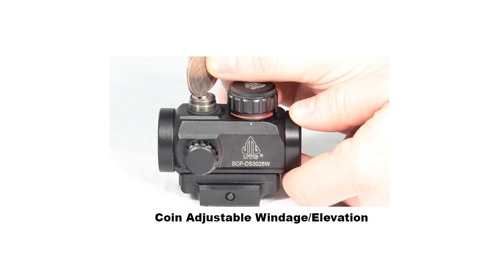 Leapers UTG 2.6in ITA Red/Green Micro Dot Sight with Integral QD Picatinny Mount, SCP-DS3026W