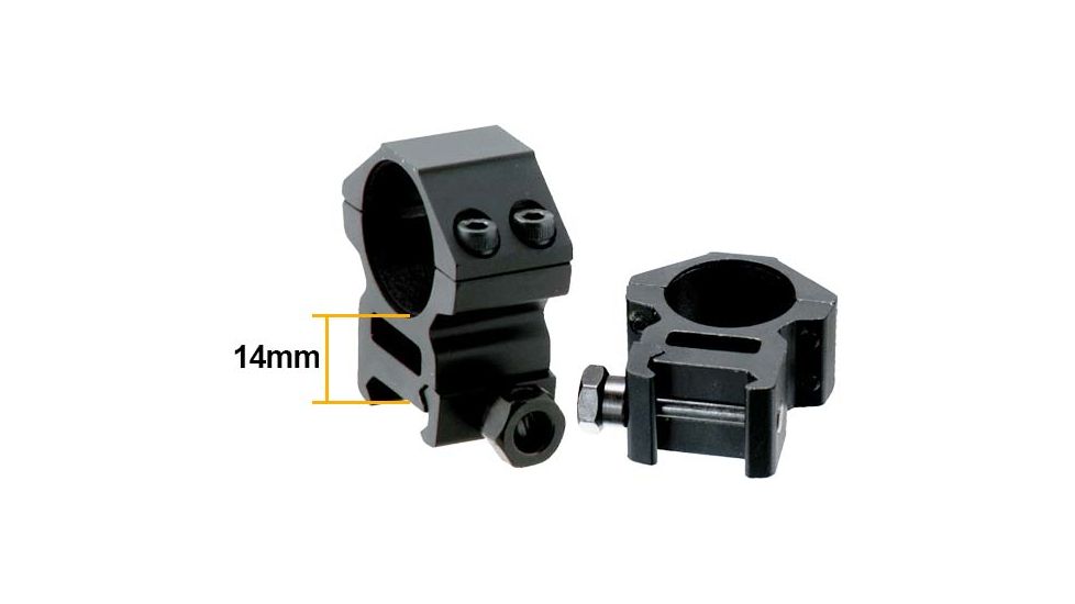 Leapers UTG 2-7x32 1in Handgun Scope, up to 25in Eye Relief, PDC Reticle, _x000D_ SCP-27PRGW