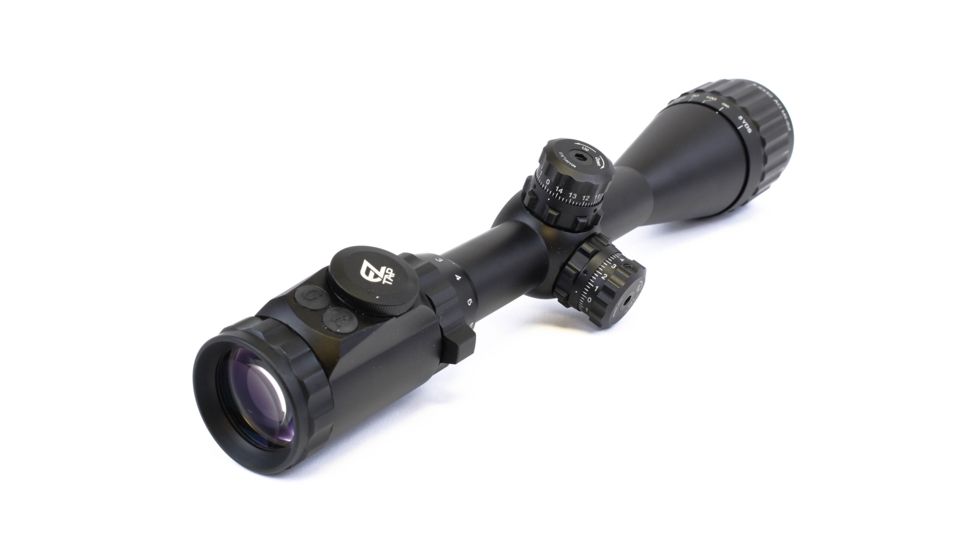Leapers UTG 3-9x40 1in Hunter Scope,AO,36-color Mil-dot, Airgun Rings, SCP-U394AOIED