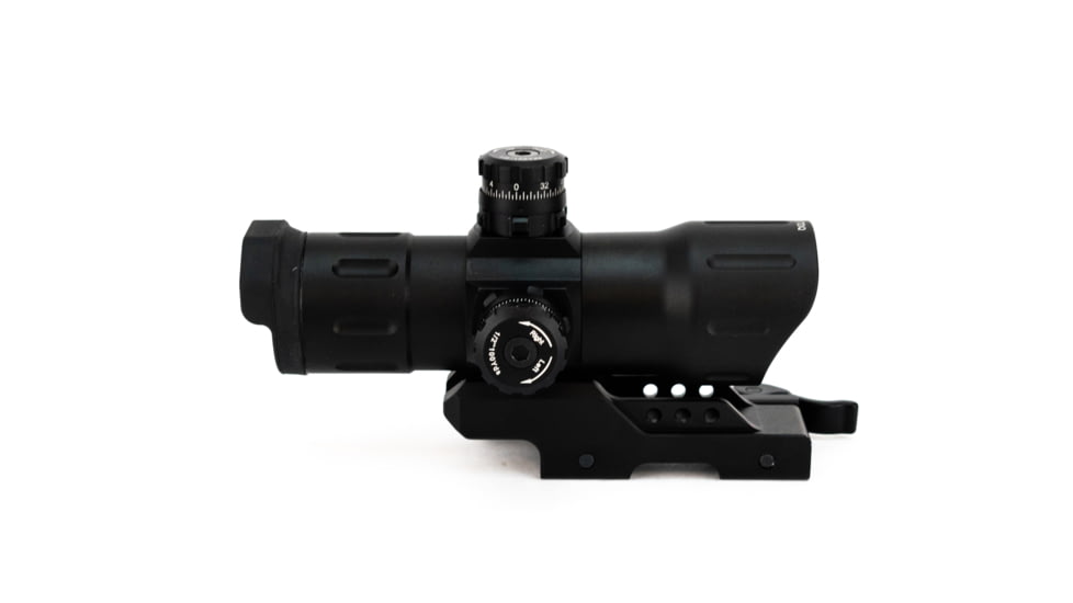 Leapers UTG 6in ITA Red/Green CQB T-dot Sight with Offset QD Mount, Black, SCP-TDTDQ