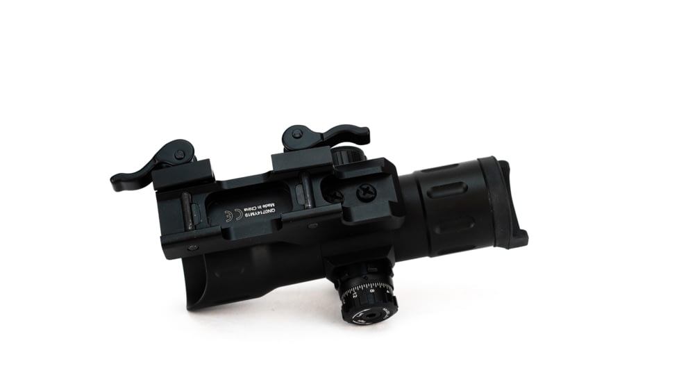 Leapers UTG 6in ITA Red/Green CQB T-dot Sight with Offset QD Mount, Black, SCP-TDTDQ