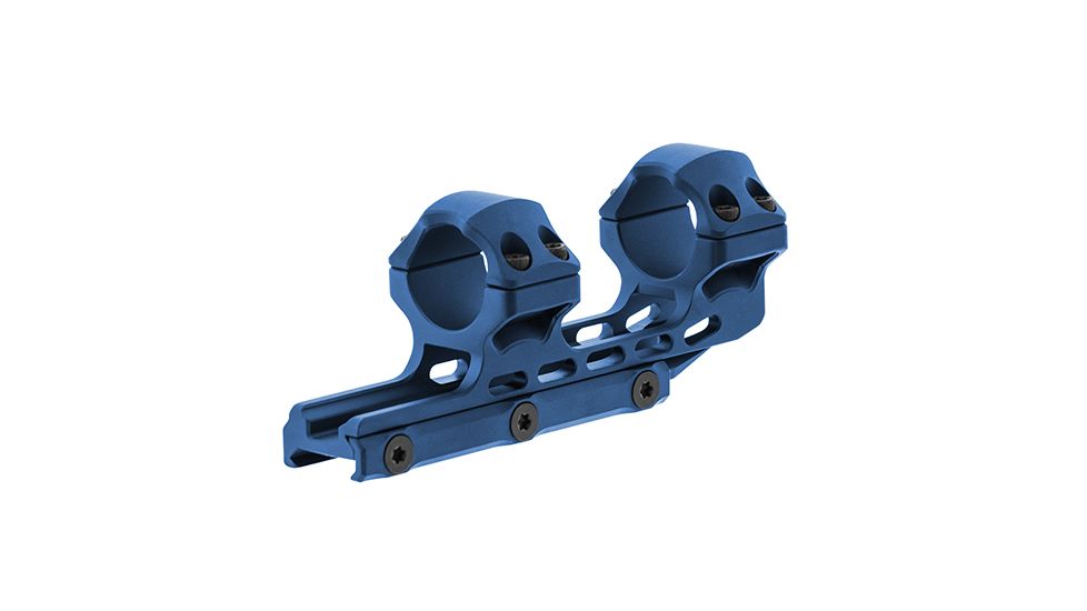 Leapers UTG Accu-Sync 1in High Profile 34mm Offset Pic. Rings, Blue Anodize AIR12234AB