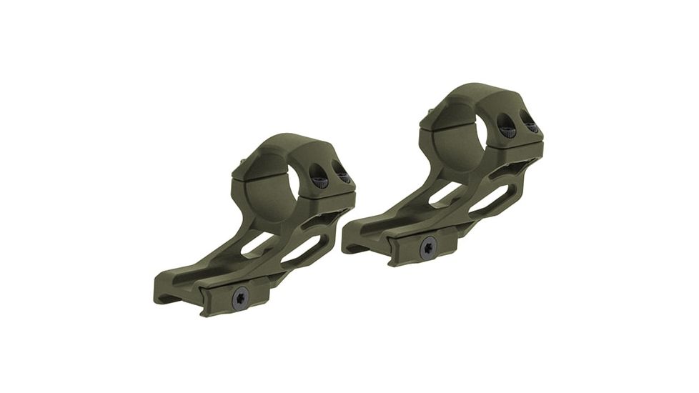 Leapers UTG ACCU-SYNC 1in High Profile 37mm Offset Picatinny Rings, OD Green, _x000D_ AIR122SG
