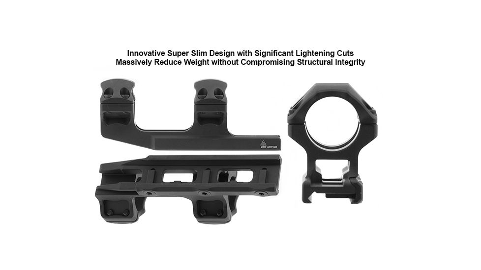Leapers UTG Accu-Sync 30mm High Profile 34mm Offset Pic. Rings, Red Anodize AIR32234AR