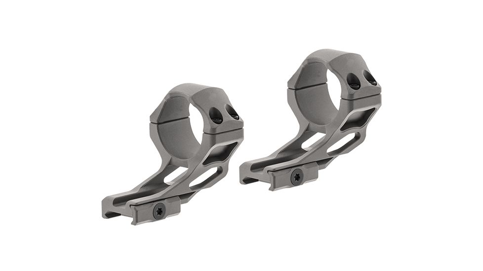 Leapers UTG ACCU-SYNC 34mm High Profile 37mm Offset Pic. Rings, Gun Metal, AIR422SM