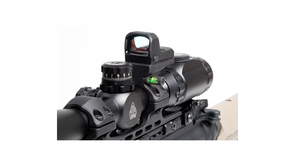 Leapers UTG ACCU-SYNC Leveler II with MRDS Mount, 1in, Black, MT-RTF1