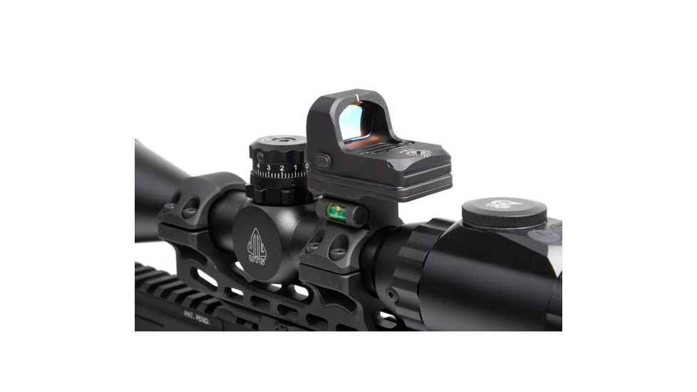 Leapers UTG ACCU-SYNC Leveler II with MRDS Mount, 1in, Black, MT-RTF1