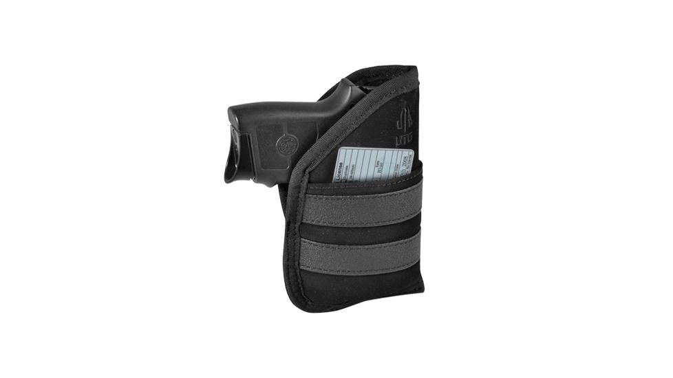 Leapers UTG Ambidextrous Pocket Holster, 3.9in, Sub-Compact 9mm + .40 Autos
