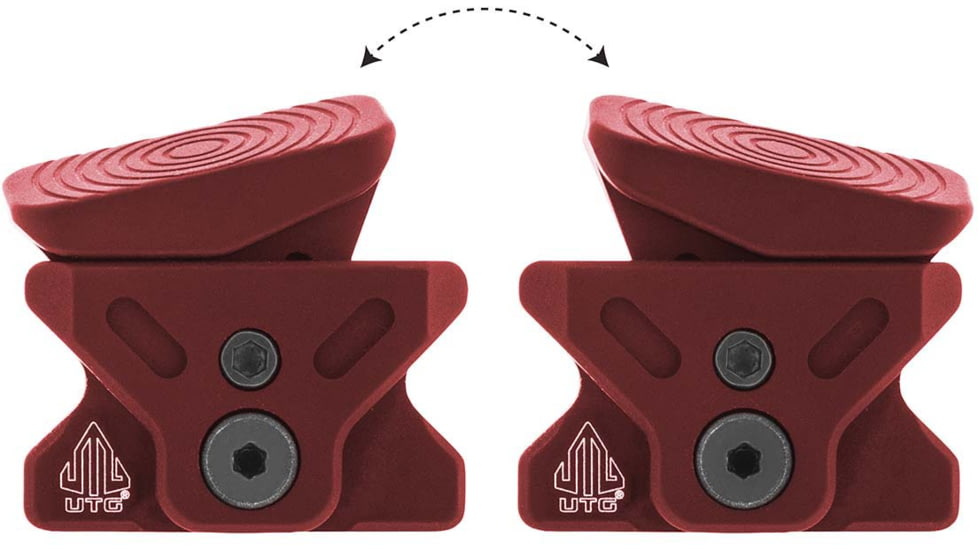 Leapers UTG Angled Index Mount, Keymod, Matte Red, TL-TRK01R