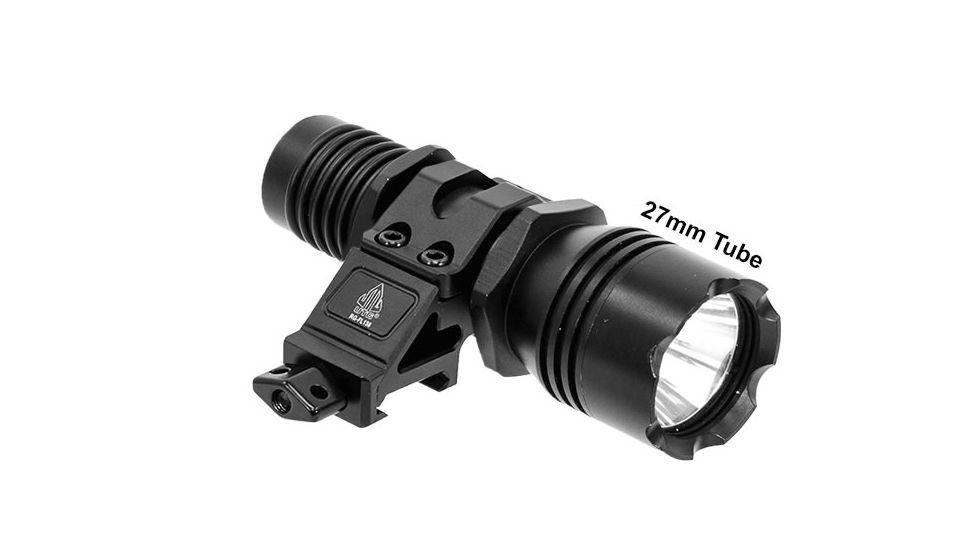 Leapers UTG Angled Offset Low Profile Ring Mount for Light Devices, _x000D_ RG-FL138
