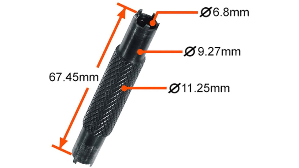 Leapers UTG AR15 4&amp;5 Prong A1/A2 Dual Front Sight Tool, Black, SCP-A1245-A