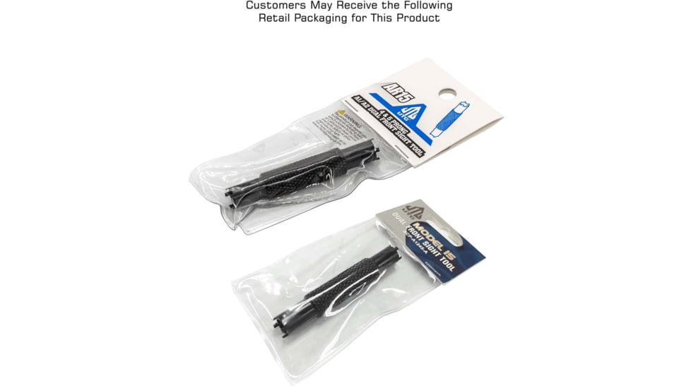 Leapers UTG AR15 4&amp;5 Prong A1/A2 Dual Front Sight Tool, Black, SCP-A1245-A