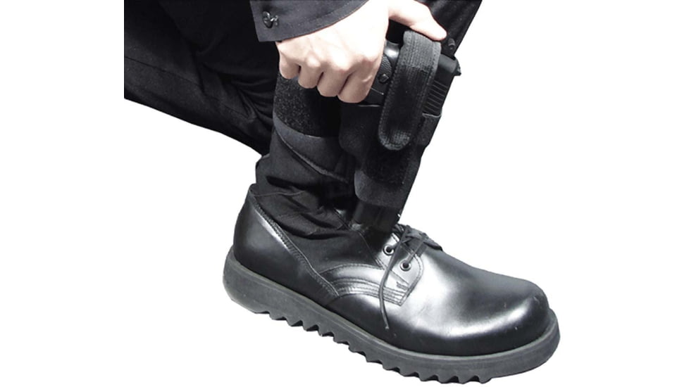 Leapers UTG Concealed Ankle Holster, Black - Fits Most Compact &amp; Subcompact Pistols