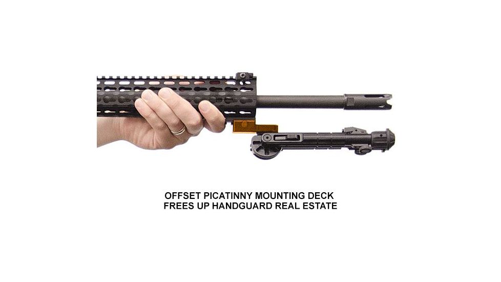 Leapers UTG Heavy Duty Recon 360 Bipod, Cent Ht: 6.69in.-9.12in., _x000D_ TL-BP01, EDEMO7