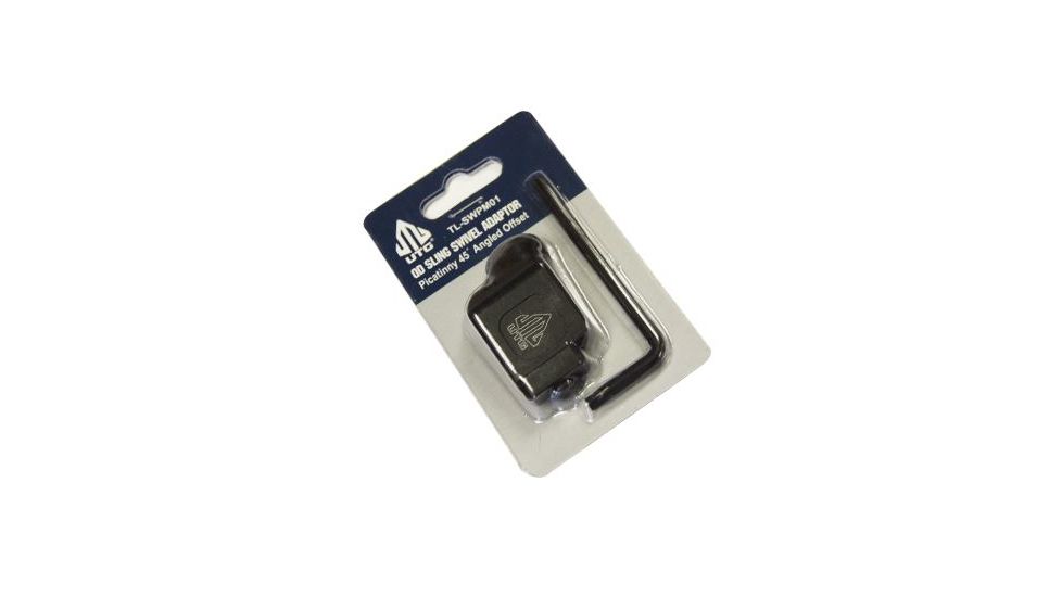 Leapers UTG Low-Pro Picatinny-mount Angled QD Sling Swivel Adaptor, _x000D_ TL-SWPM01