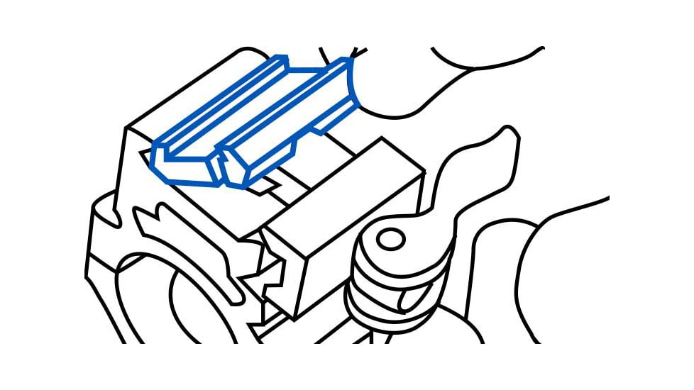 Leapers UTG Low Profile Dovetail to Picatinny Rail Mount Adapter, Black, MNT-DT2PW01